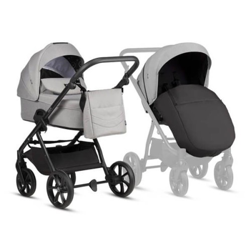 Универсальная коляска 2 в 1 Tutis Leo3 plus Warm Grey